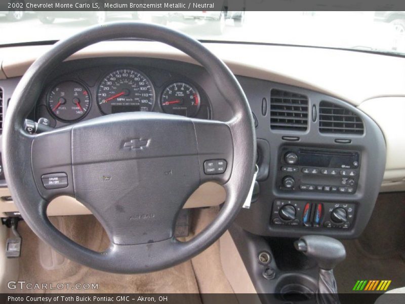 Medium Bronzemist Metallic / Neutral 2002 Chevrolet Monte Carlo LS