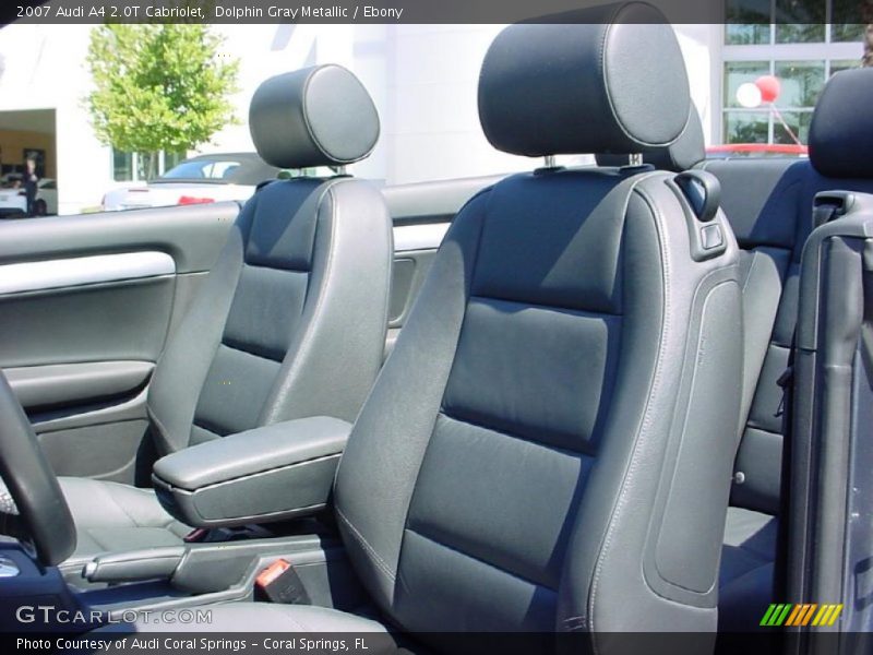 Dolphin Gray Metallic / Ebony 2007 Audi A4 2.0T Cabriolet