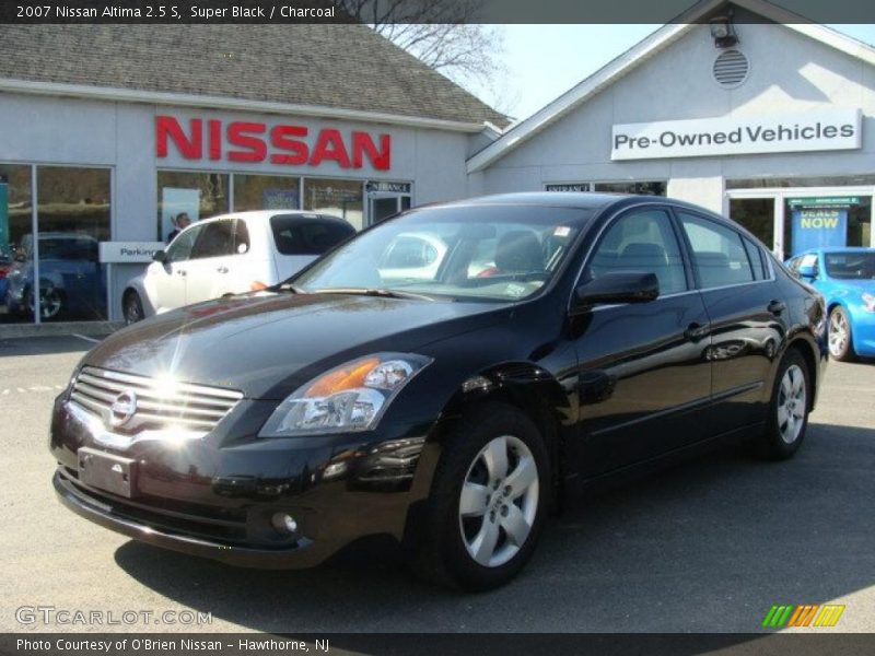 Super Black / Charcoal 2007 Nissan Altima 2.5 S