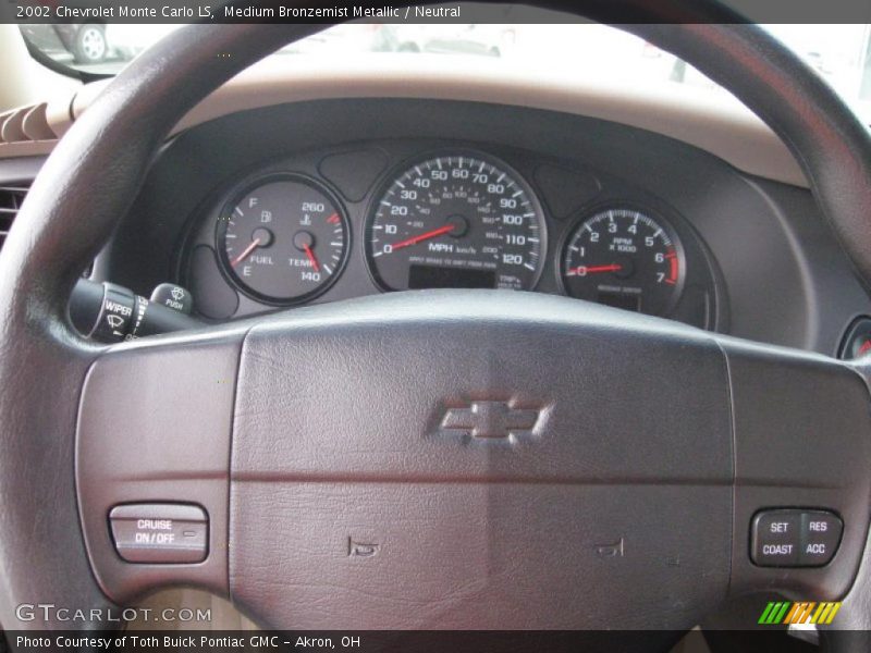 Medium Bronzemist Metallic / Neutral 2002 Chevrolet Monte Carlo LS