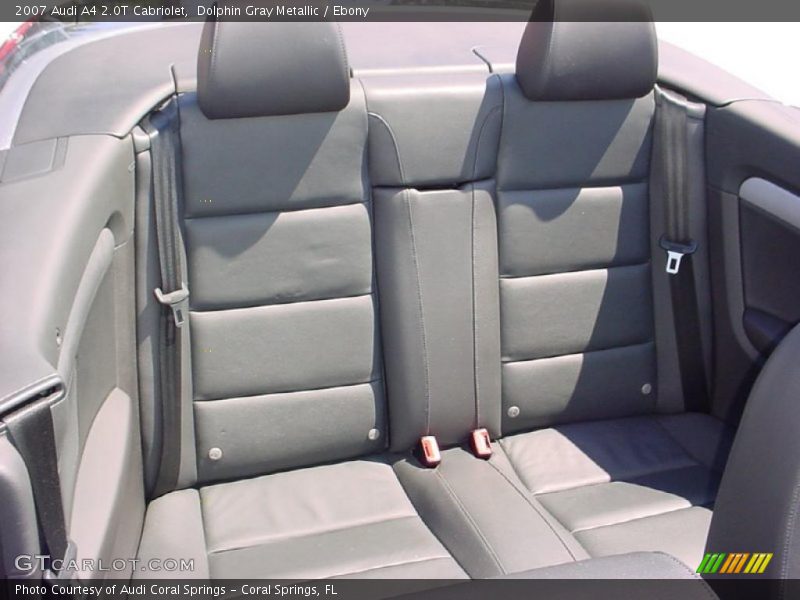 Dolphin Gray Metallic / Ebony 2007 Audi A4 2.0T Cabriolet