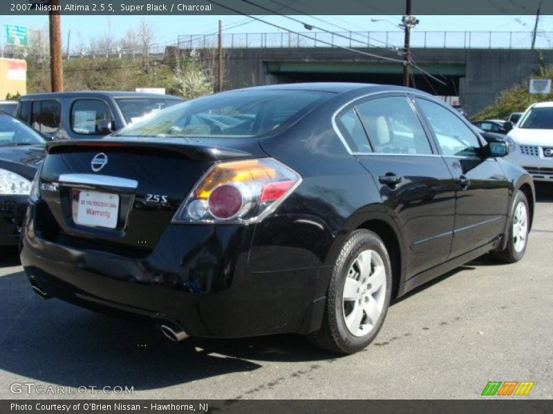 Super Black / Charcoal 2007 Nissan Altima 2.5 S