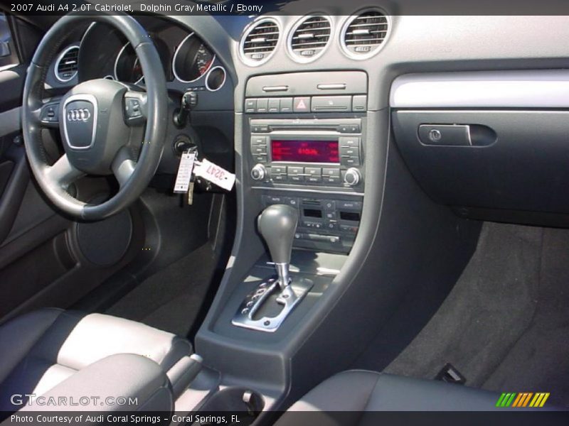 Dolphin Gray Metallic / Ebony 2007 Audi A4 2.0T Cabriolet