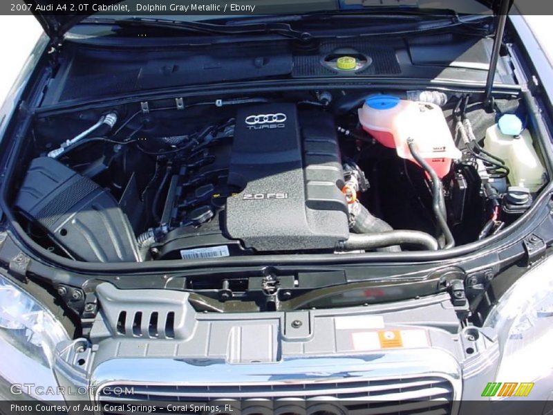 Dolphin Gray Metallic / Ebony 2007 Audi A4 2.0T Cabriolet