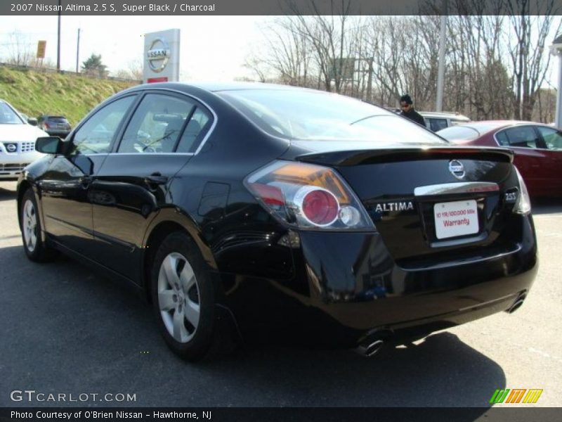 Super Black / Charcoal 2007 Nissan Altima 2.5 S