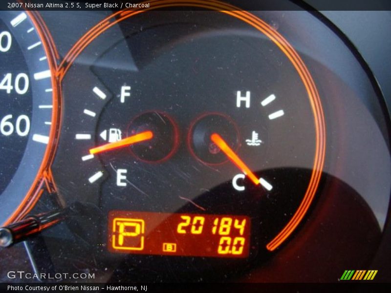 Super Black / Charcoal 2007 Nissan Altima 2.5 S