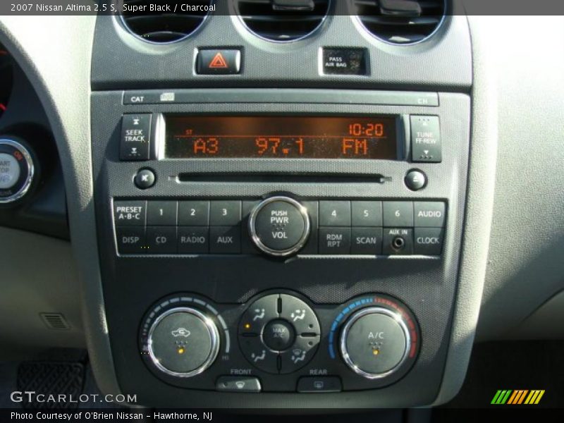 Super Black / Charcoal 2007 Nissan Altima 2.5 S