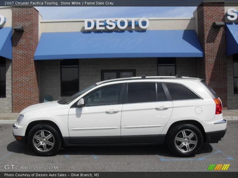 Stone White / Pastel Slate Gray 2007 Chrysler Pacifica Touring