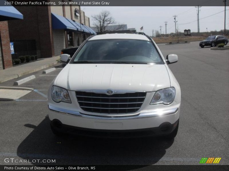 Stone White / Pastel Slate Gray 2007 Chrysler Pacifica Touring