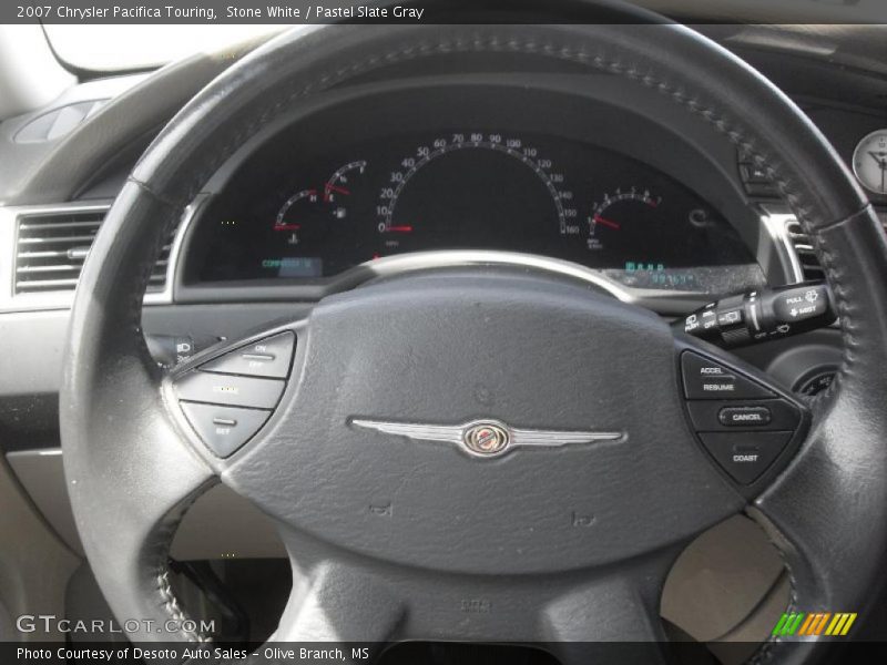 Stone White / Pastel Slate Gray 2007 Chrysler Pacifica Touring