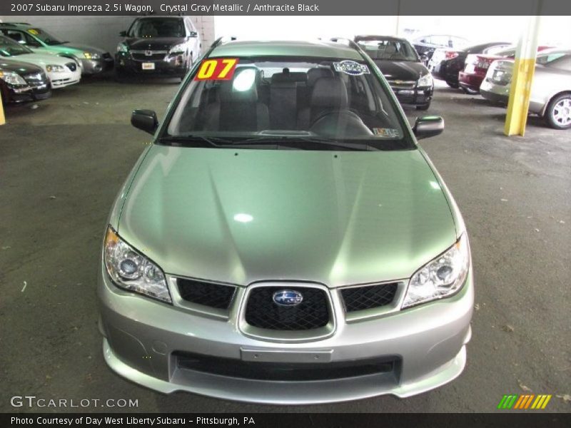 Crystal Gray Metallic / Anthracite Black 2007 Subaru Impreza 2.5i Wagon