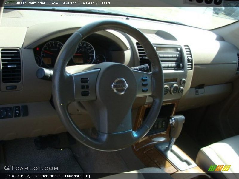 Silverton Blue Pearl / Desert 2005 Nissan Pathfinder LE 4x4