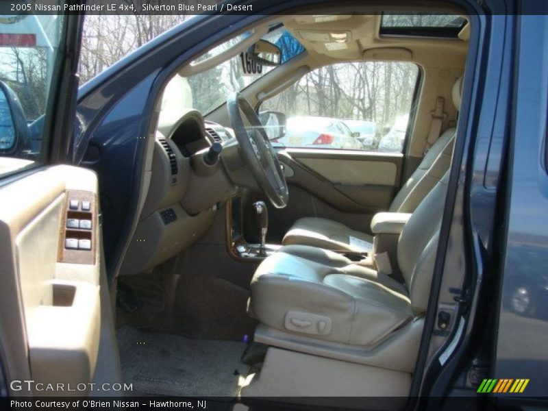 Silverton Blue Pearl / Desert 2005 Nissan Pathfinder LE 4x4