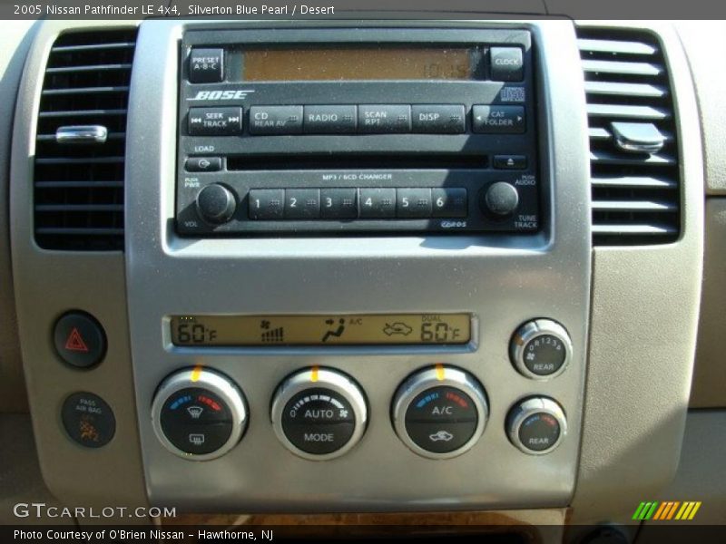 Silverton Blue Pearl / Desert 2005 Nissan Pathfinder LE 4x4