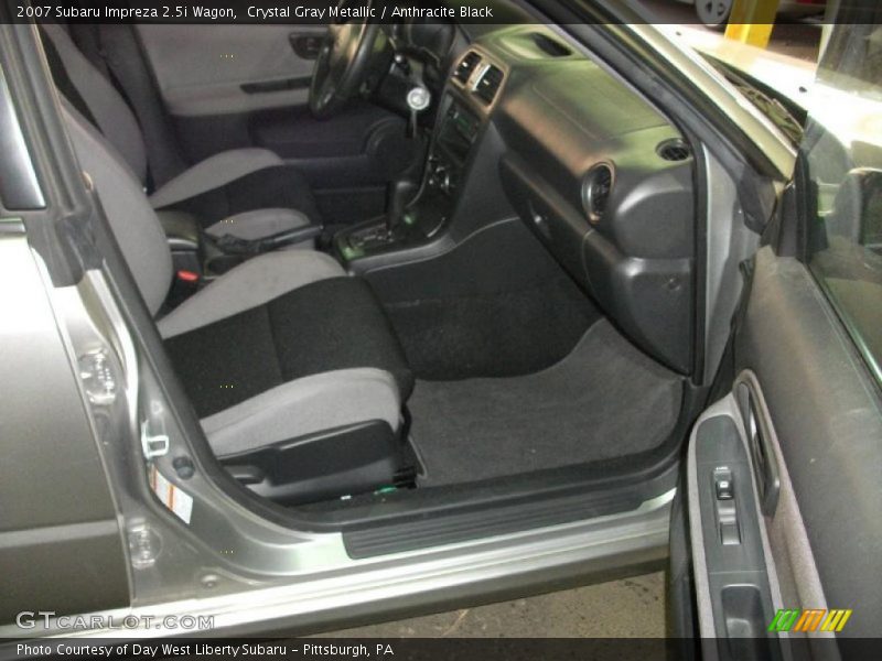 Crystal Gray Metallic / Anthracite Black 2007 Subaru Impreza 2.5i Wagon