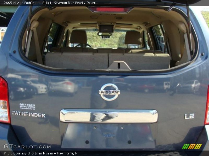Silverton Blue Pearl / Desert 2005 Nissan Pathfinder LE 4x4