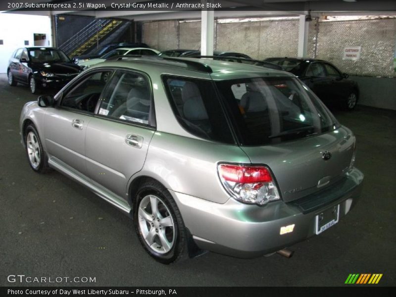Crystal Gray Metallic / Anthracite Black 2007 Subaru Impreza 2.5i Wagon