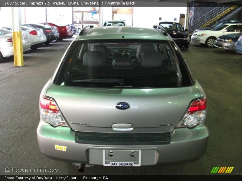 Crystal Gray Metallic / Anthracite Black 2007 Subaru Impreza 2.5i Wagon