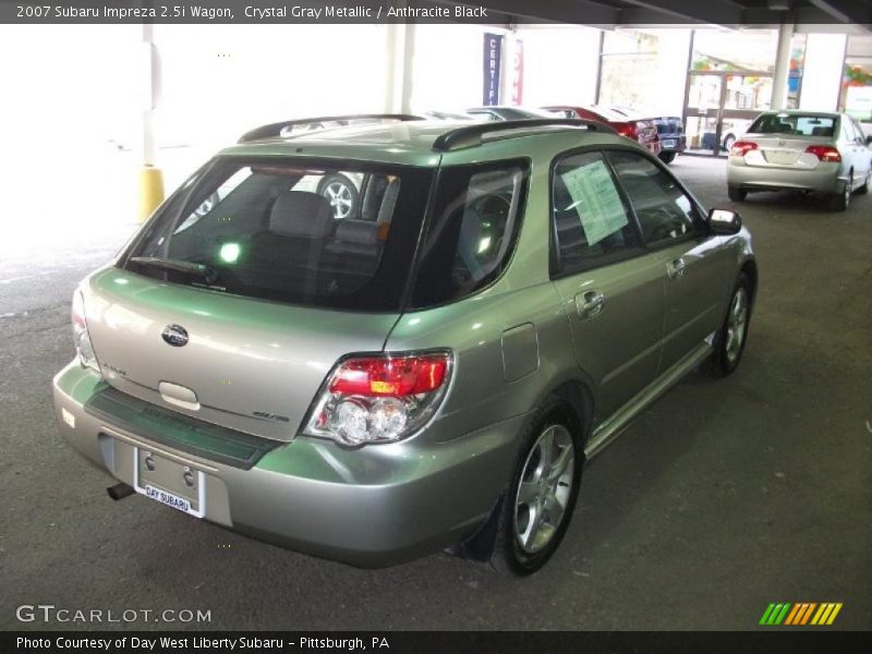 Crystal Gray Metallic / Anthracite Black 2007 Subaru Impreza 2.5i Wagon