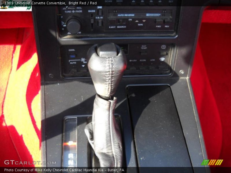 Bright Red / Red 1989 Chevrolet Corvette Convertible