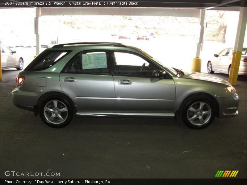Crystal Gray Metallic / Anthracite Black 2007 Subaru Impreza 2.5i Wagon