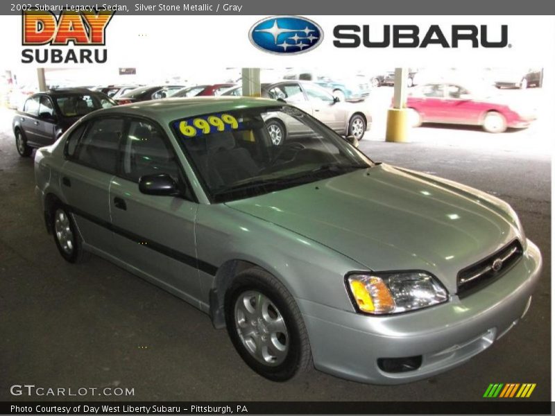 Silver Stone Metallic / Gray 2002 Subaru Legacy L Sedan
