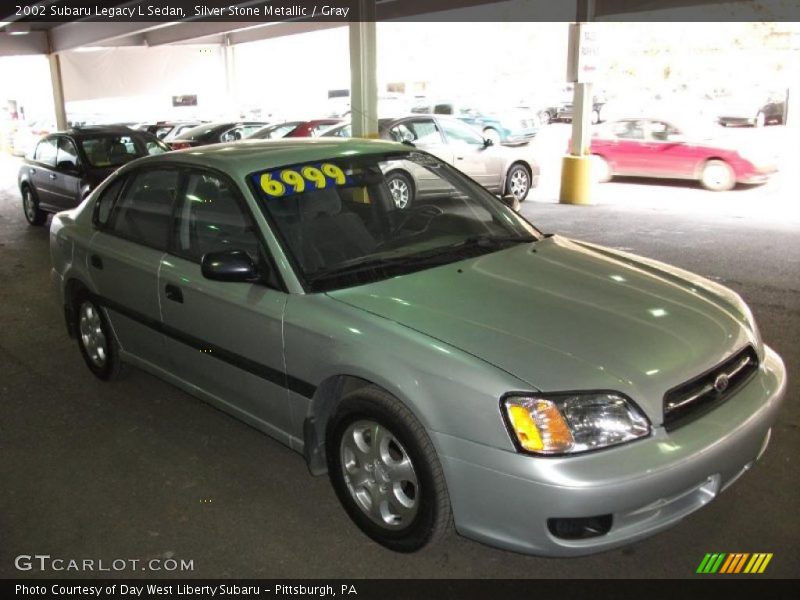 Silver Stone Metallic / Gray 2002 Subaru Legacy L Sedan