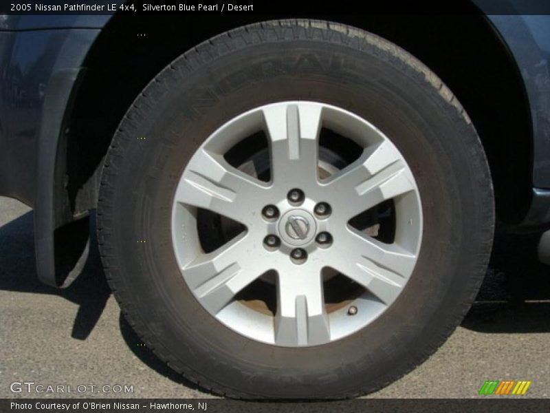 Silverton Blue Pearl / Desert 2005 Nissan Pathfinder LE 4x4