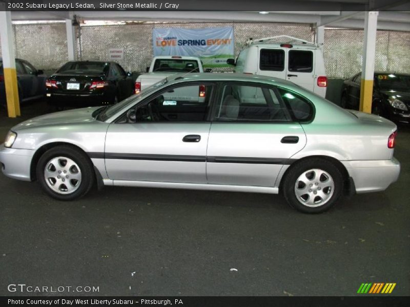 Silver Stone Metallic / Gray 2002 Subaru Legacy L Sedan