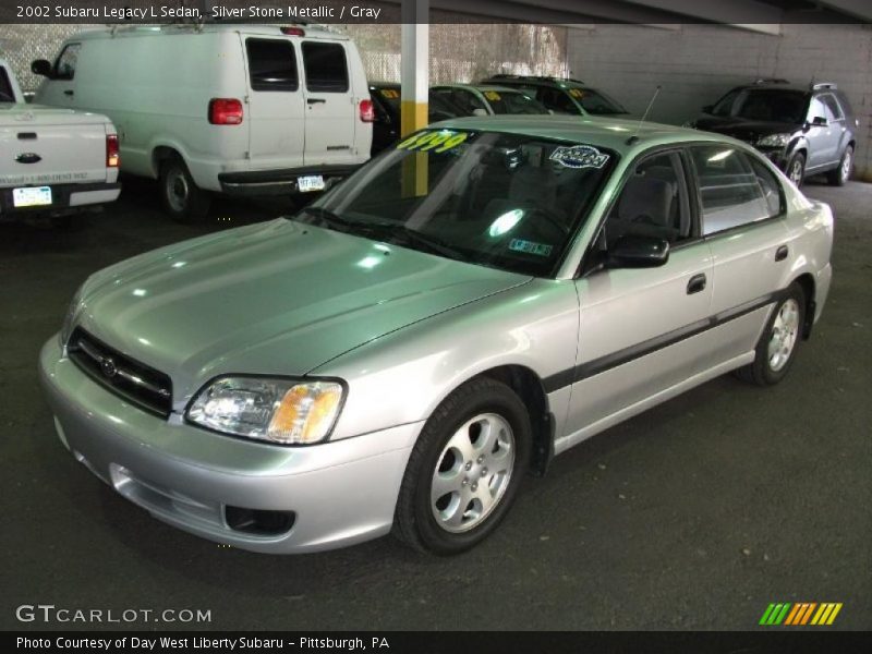 Silver Stone Metallic / Gray 2002 Subaru Legacy L Sedan