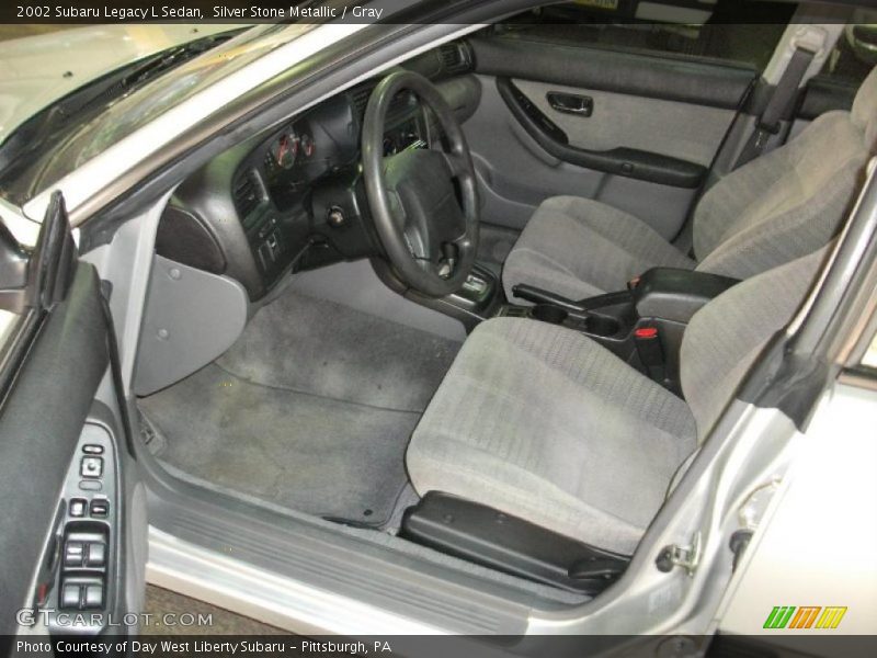 Silver Stone Metallic / Gray 2002 Subaru Legacy L Sedan