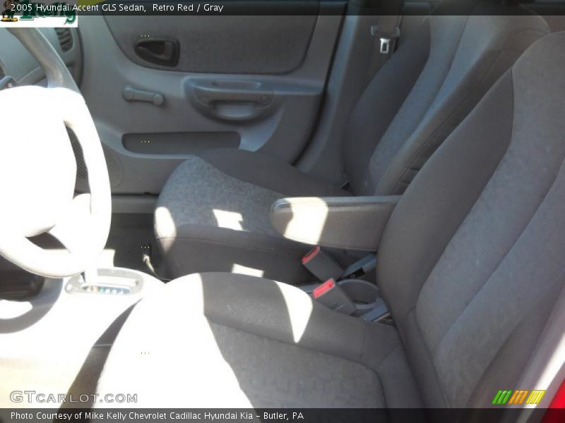 Retro Red / Gray 2005 Hyundai Accent GLS Sedan