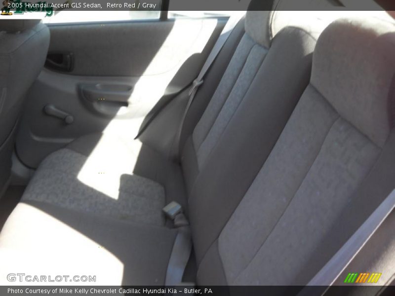 Retro Red / Gray 2005 Hyundai Accent GLS Sedan