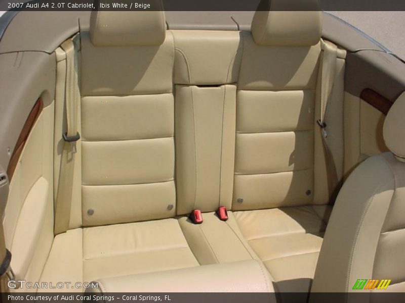 Ibis White / Beige 2007 Audi A4 2.0T Cabriolet