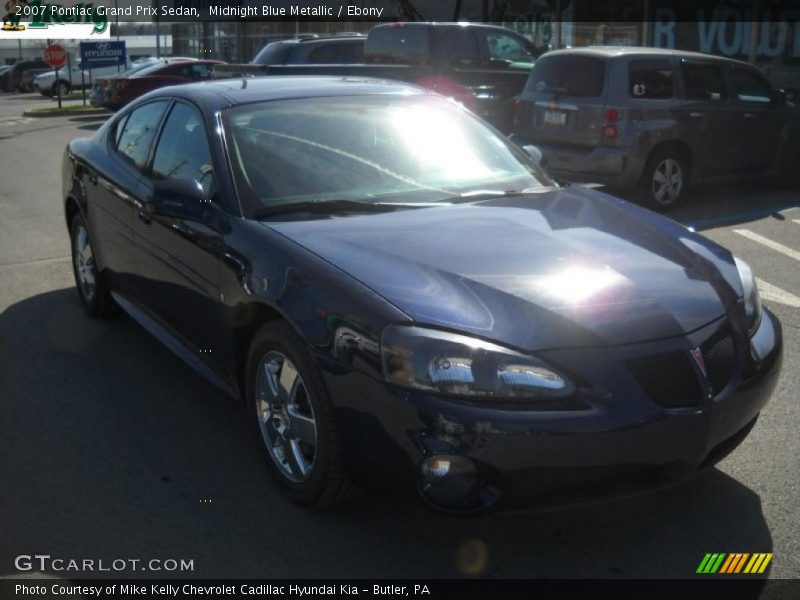 Midnight Blue Metallic / Ebony 2007 Pontiac Grand Prix Sedan