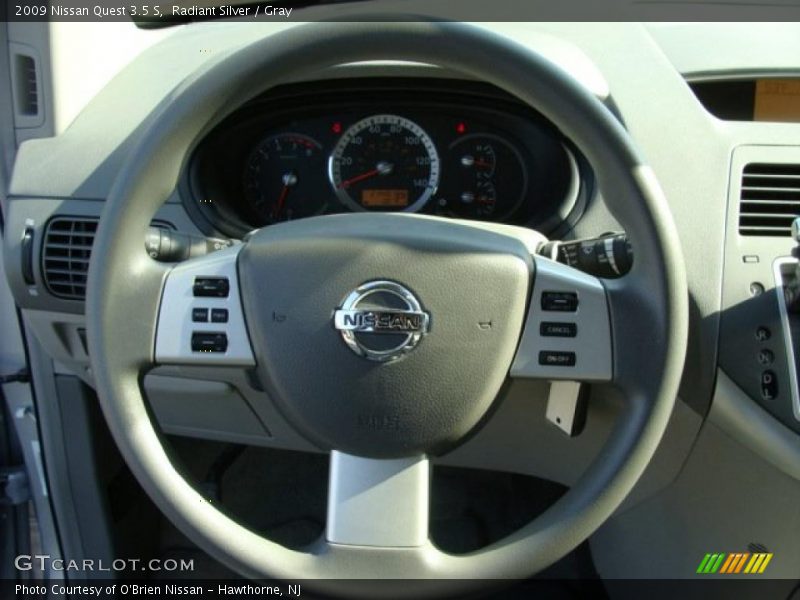 Radiant Silver / Gray 2009 Nissan Quest 3.5 S