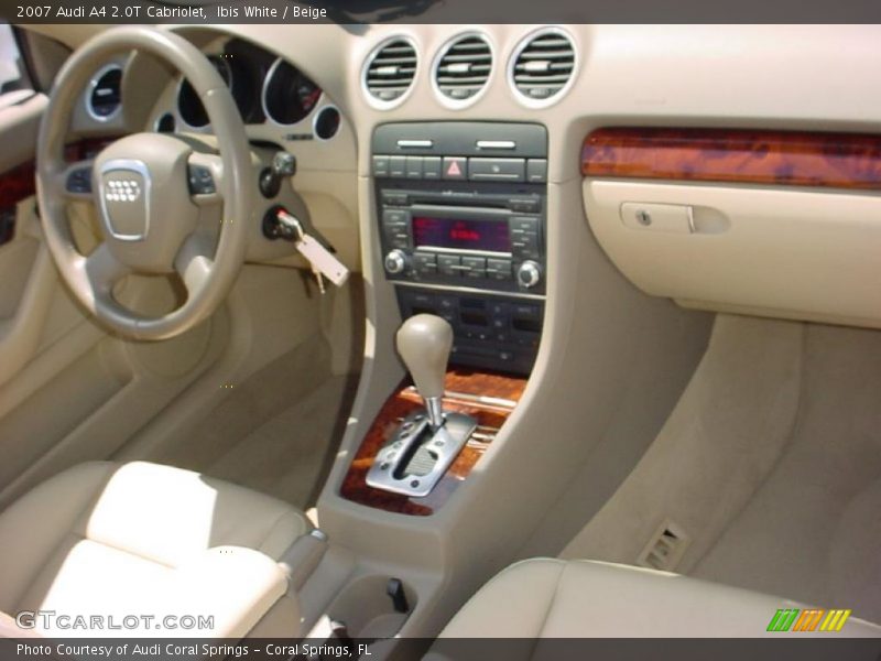 Ibis White / Beige 2007 Audi A4 2.0T Cabriolet