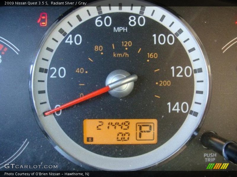 Radiant Silver / Gray 2009 Nissan Quest 3.5 S