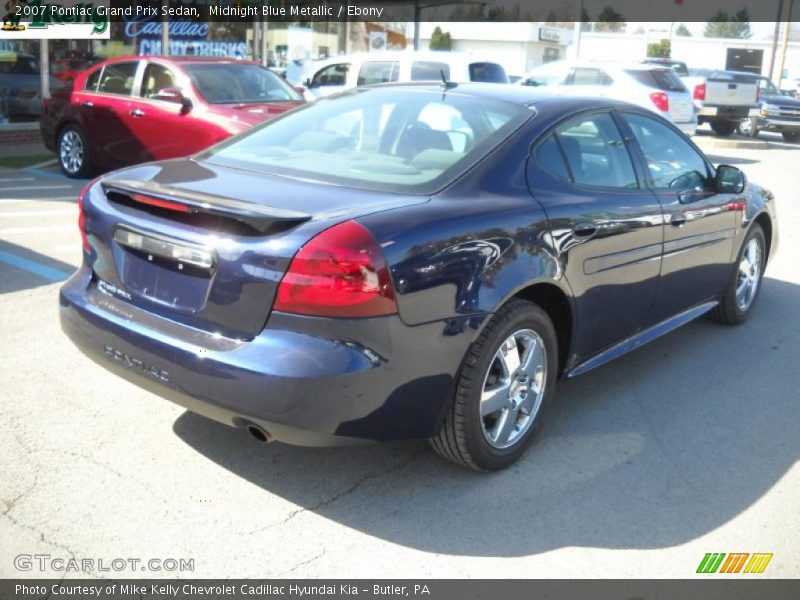 Midnight Blue Metallic / Ebony 2007 Pontiac Grand Prix Sedan