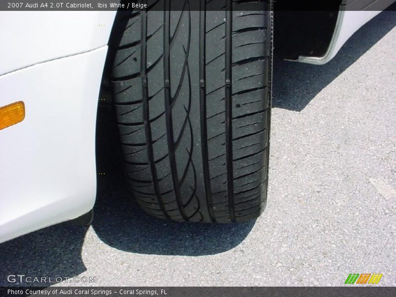 Ibis White / Beige 2007 Audi A4 2.0T Cabriolet