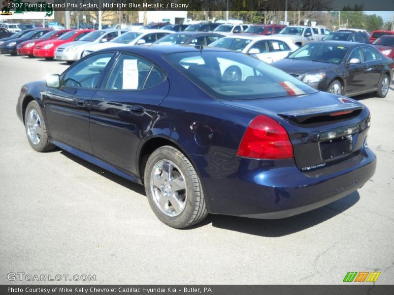 Midnight Blue Metallic / Ebony 2007 Pontiac Grand Prix Sedan