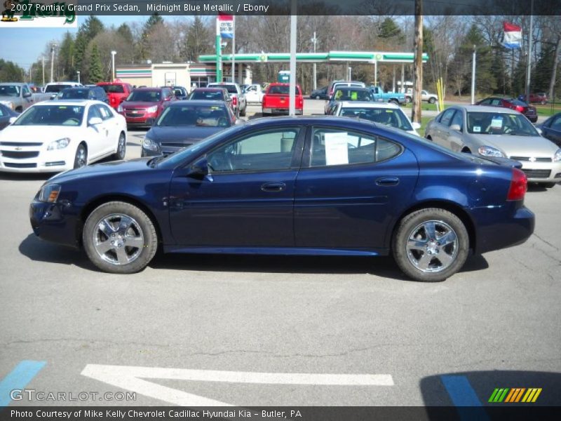 Midnight Blue Metallic / Ebony 2007 Pontiac Grand Prix Sedan