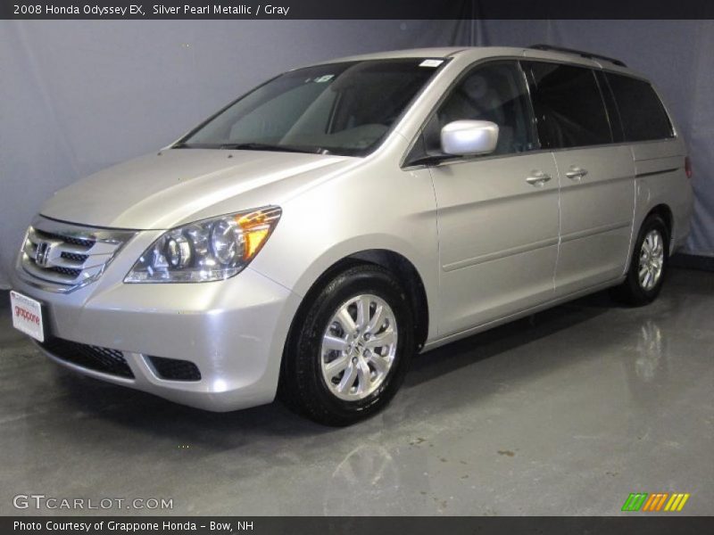 Silver Pearl Metallic / Gray 2008 Honda Odyssey EX