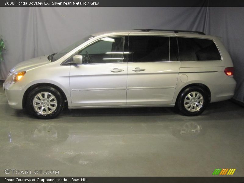 Silver Pearl Metallic / Gray 2008 Honda Odyssey EX