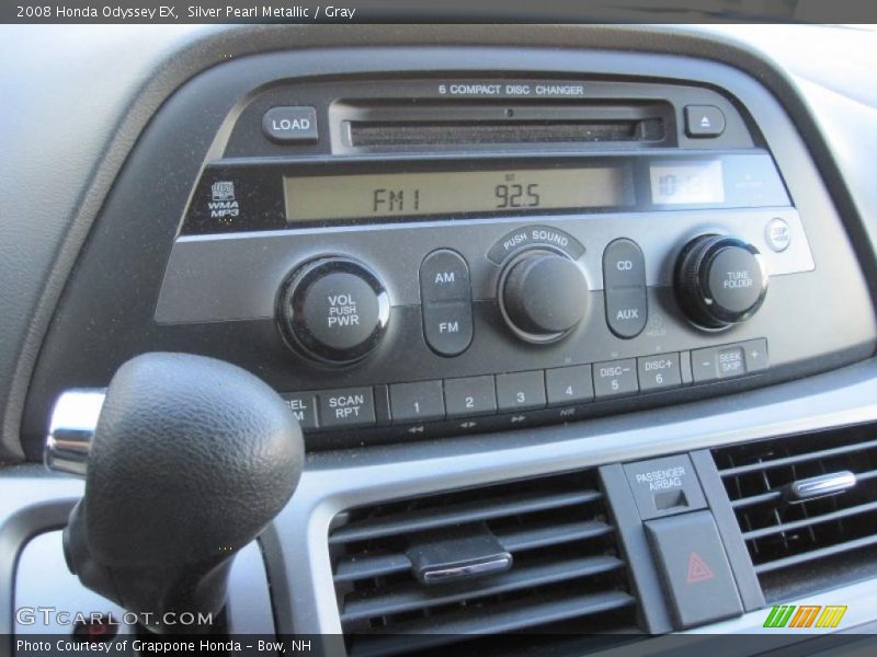 Silver Pearl Metallic / Gray 2008 Honda Odyssey EX