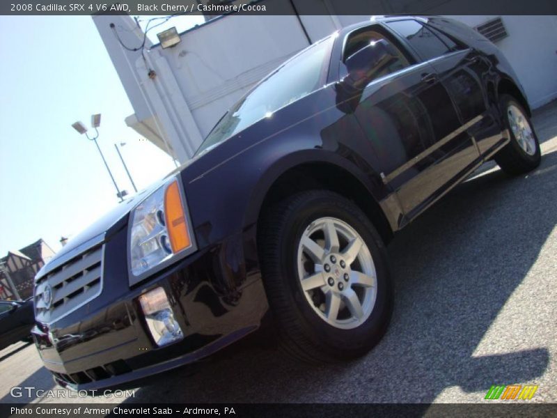 Black Cherry / Cashmere/Cocoa 2008 Cadillac SRX 4 V6 AWD
