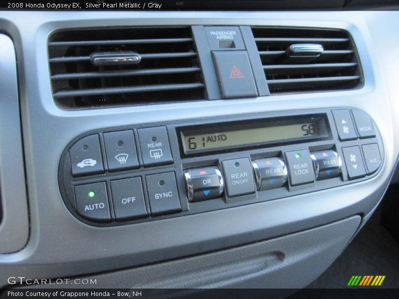 Silver Pearl Metallic / Gray 2008 Honda Odyssey EX