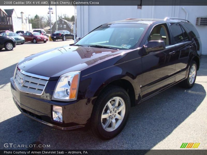 Black Cherry / Cashmere/Cocoa 2008 Cadillac SRX 4 V6 AWD