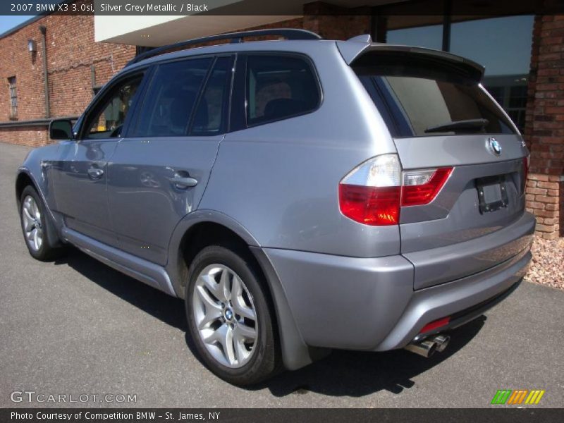 Silver Grey Metallic / Black 2007 BMW X3 3.0si