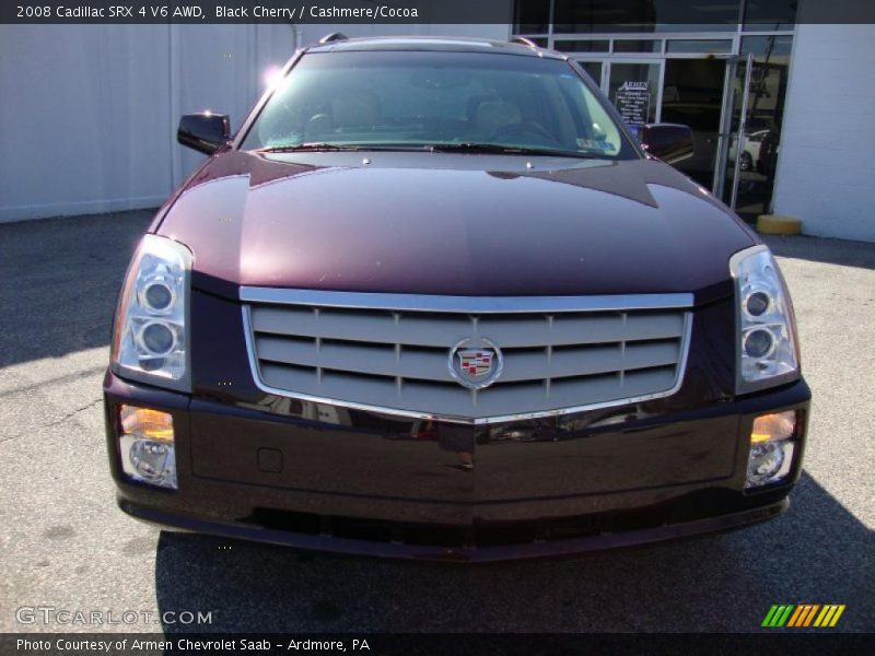 Black Cherry / Cashmere/Cocoa 2008 Cadillac SRX 4 V6 AWD